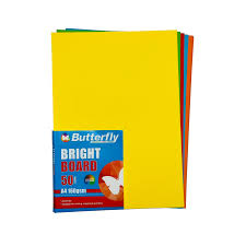 PROJECT BRD A4 160G BRIGHT ASSORTED (50)