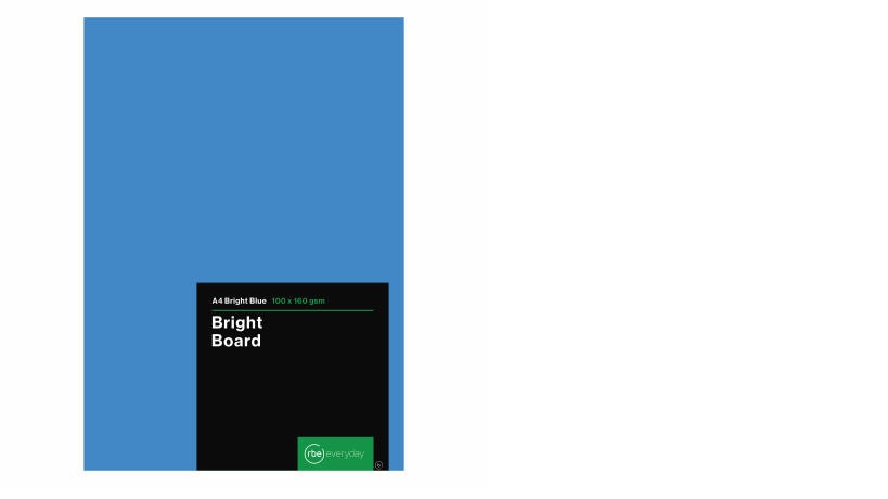 PROJECT BRD A4 160G BRIGHT BLUE (100)