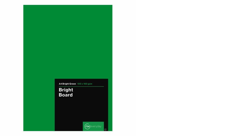 PROJECT BRD A4 160G BRIGHT GREEN (100)