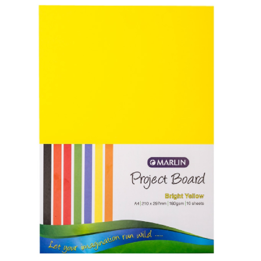 PROJECT BRD A4 160G BRIGHT YELLOW (100)