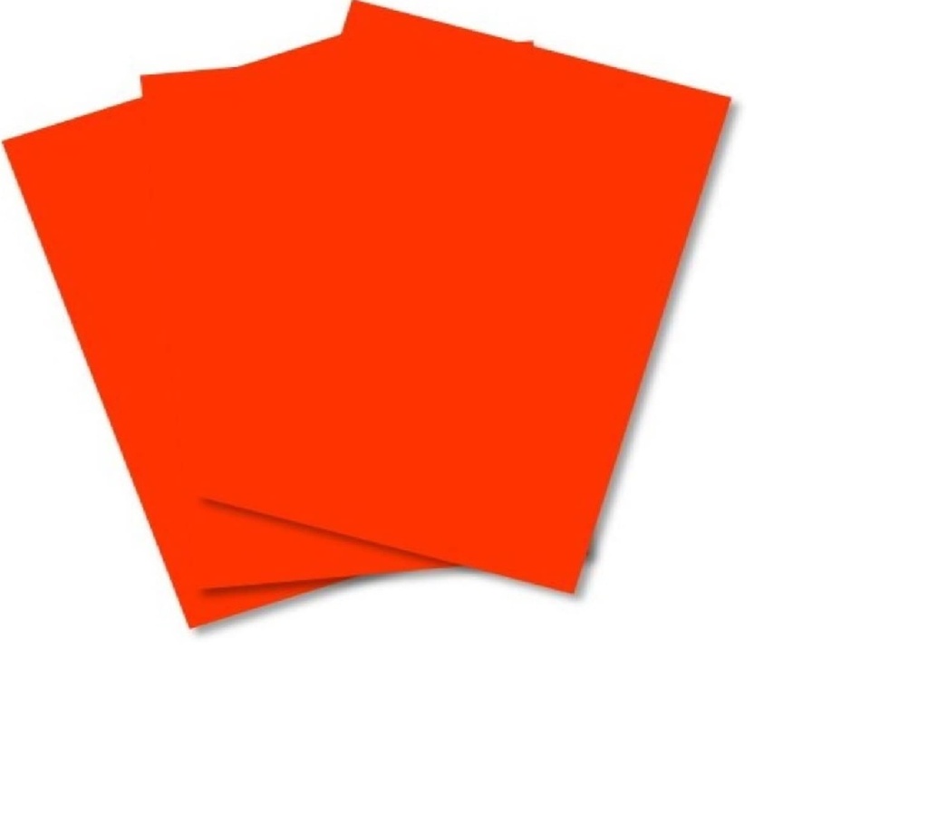 LIPPYS COLOUR PAPER A4 80G BRIGHT ORANGE