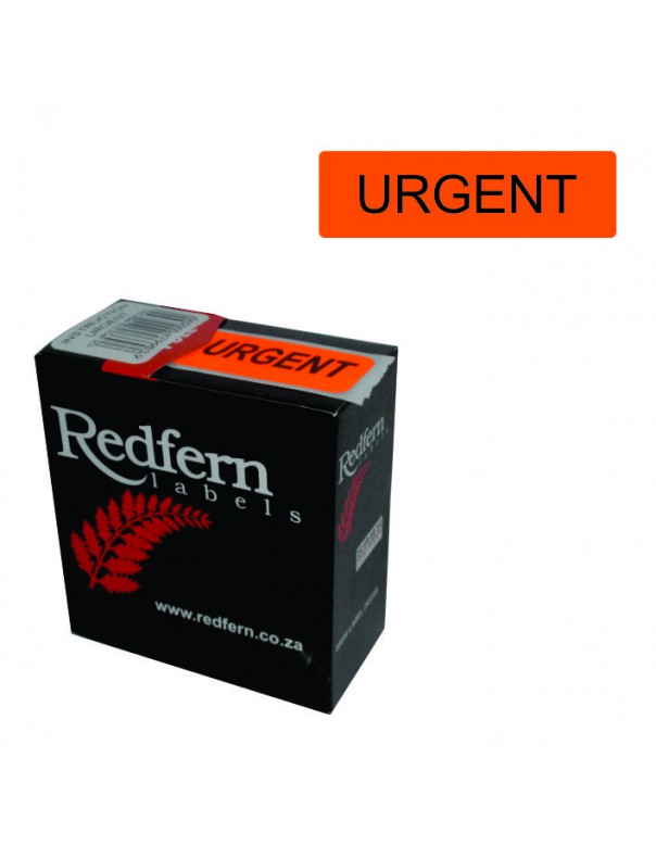LABELS URGENT BOX 