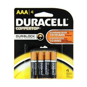 DURACELL AAA BATTERY CARD 4
