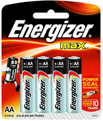 ENERGIZER AA BATTERY CARD 4