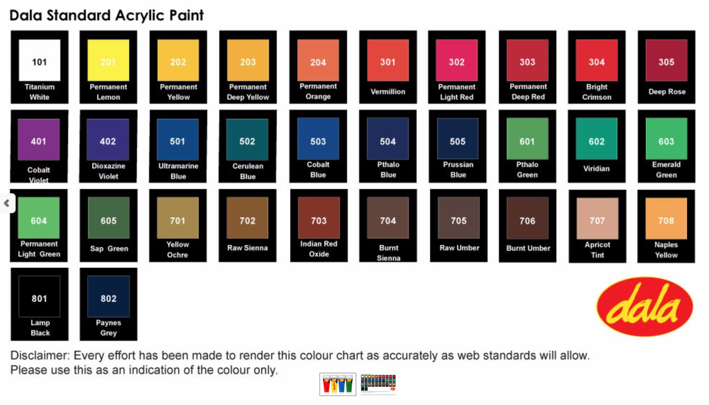 DALA STUDENT ACRYLIC 100ML