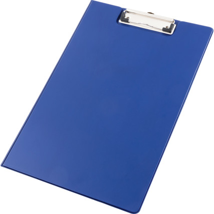 FILES PLASTIC A4 CLIPBOARD BLUE