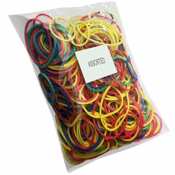 RUBBER BAND # ASSORTED 100G