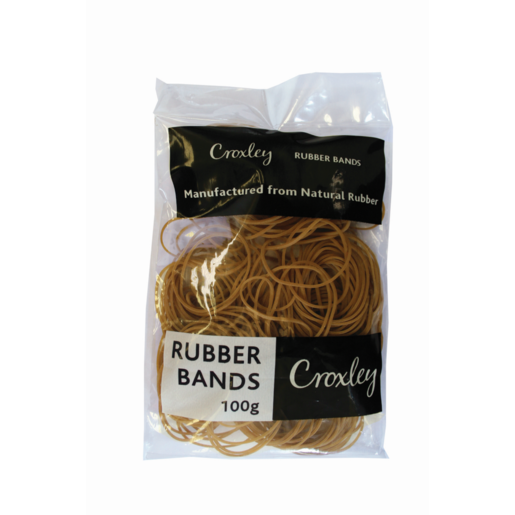 RUBBER BANDS 100G LEGAL THIN