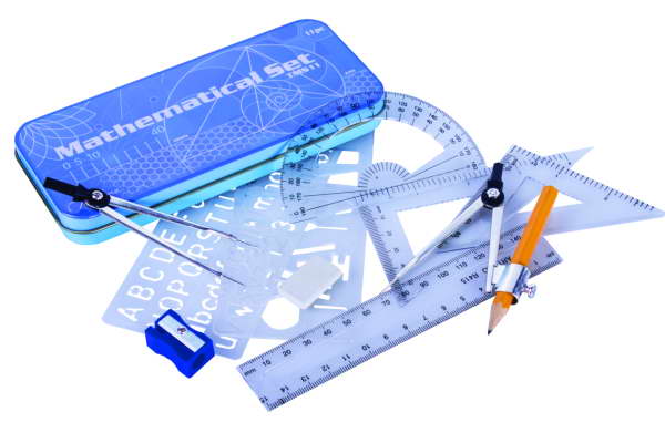 CROXLEY MATH SET 11PIECE MAT3500