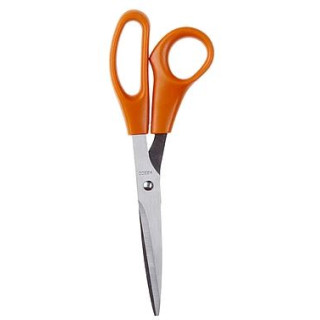 MEECO ORANGE HANDLE SCISSOR 21CM