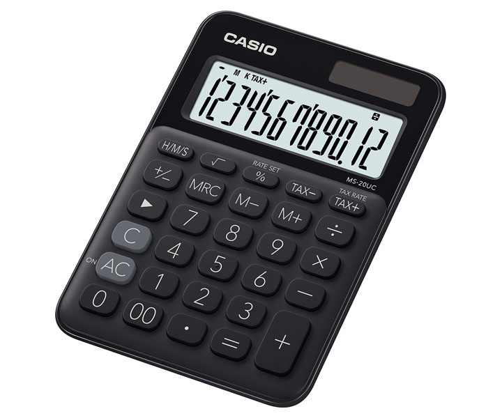 CASIO MS-20UC 12 DIGIT  CALCULATOR