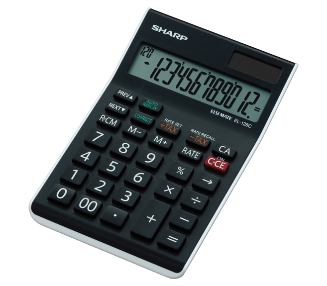 SHARP EL128 12D CALCULATOR (EOL)