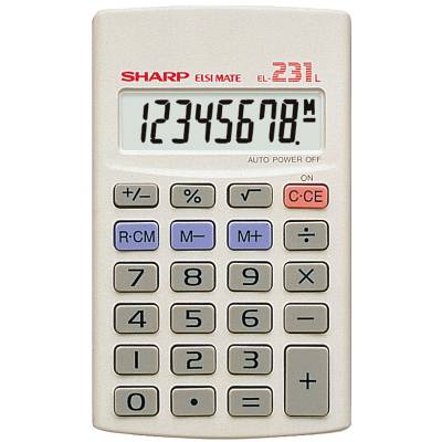 SHARP EL231 8D CALCULATOR