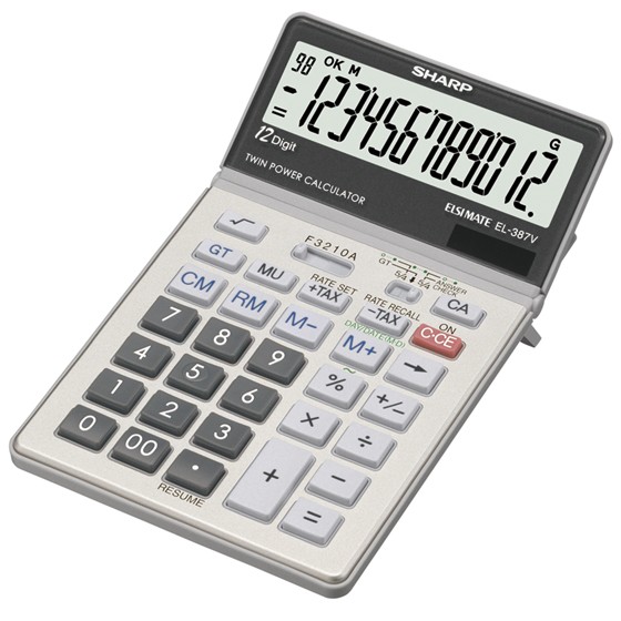 SHARP EL387 12D CALCULATOR