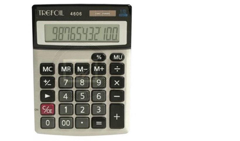 TREFOIL 4606/3028 12DIGIT CALCULATOR