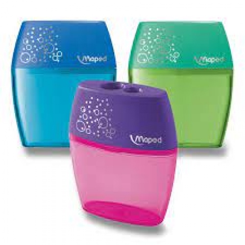MAPED 2 HOLE SHARPENER WITH CONTAINER