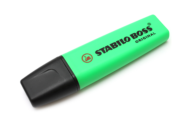 STABILO BOSS HIGHLIGHTER GREEN