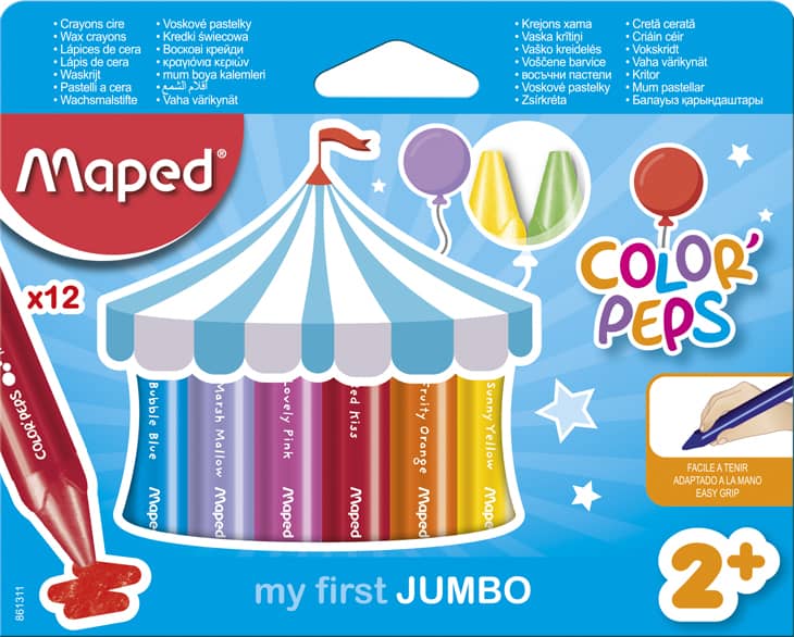 MAPED FIRST JUMBO CRAYON 12S