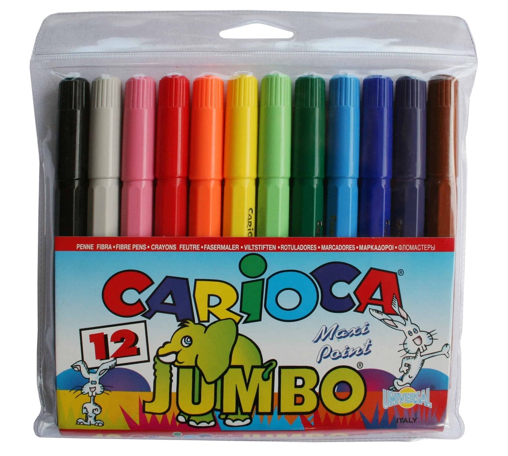 CARIOCA JUMBO ASSORTED COLOURS WALLET 12