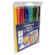 STAEDTLER FIBRE-TIP KOKI PEN WALLET 12