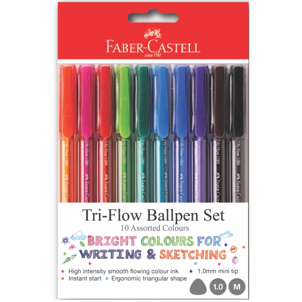 [PENFABERTRIFLOWW10] FABER TRIFLOW PEN WAL 10