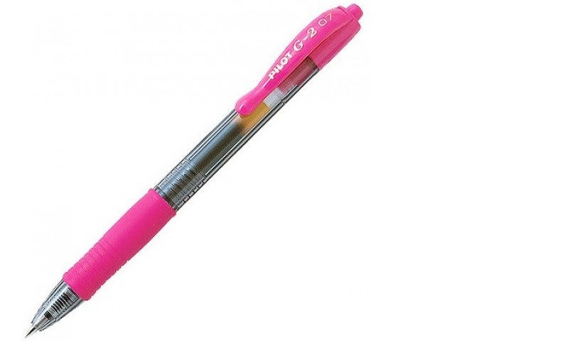 PILOT BL-G2-7 GEL PEN PINK