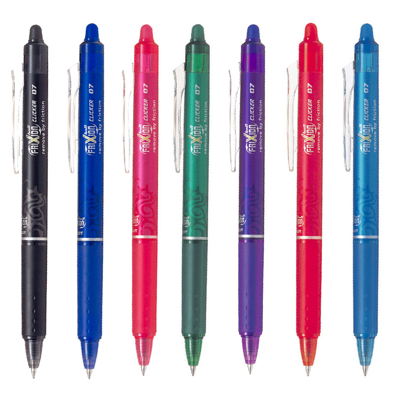 [PENPILBLRTFR7BLK] PILOT BLRT-FR7 FRIXION RETRACT PEN BLACK
