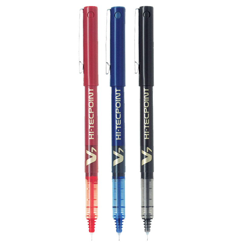 PILOT BX-V7 HI-TECPOINT BLACK PEN