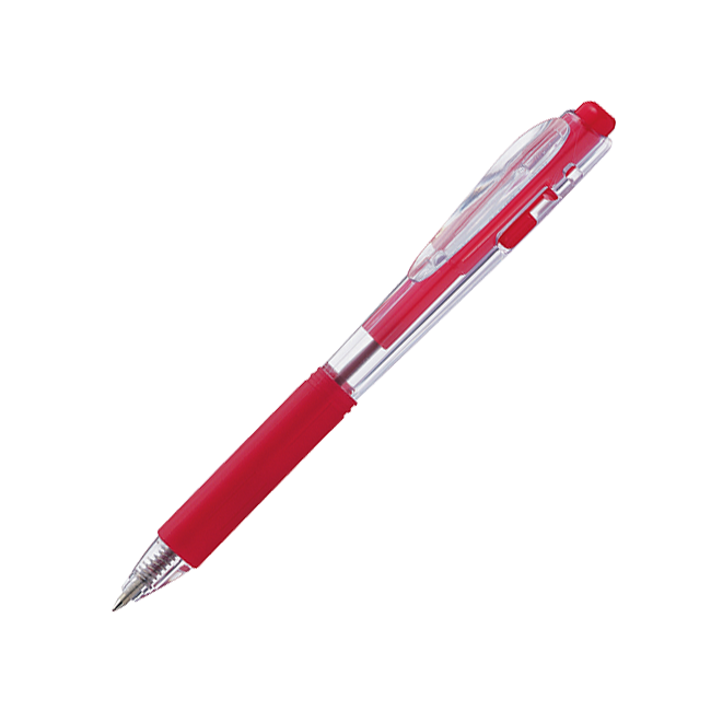 PENTEL BK437 B/POINT PEN RED