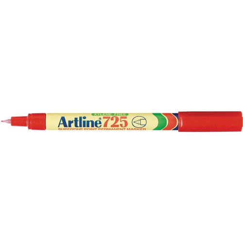 ARTLINE 725 PERM MARKER RED