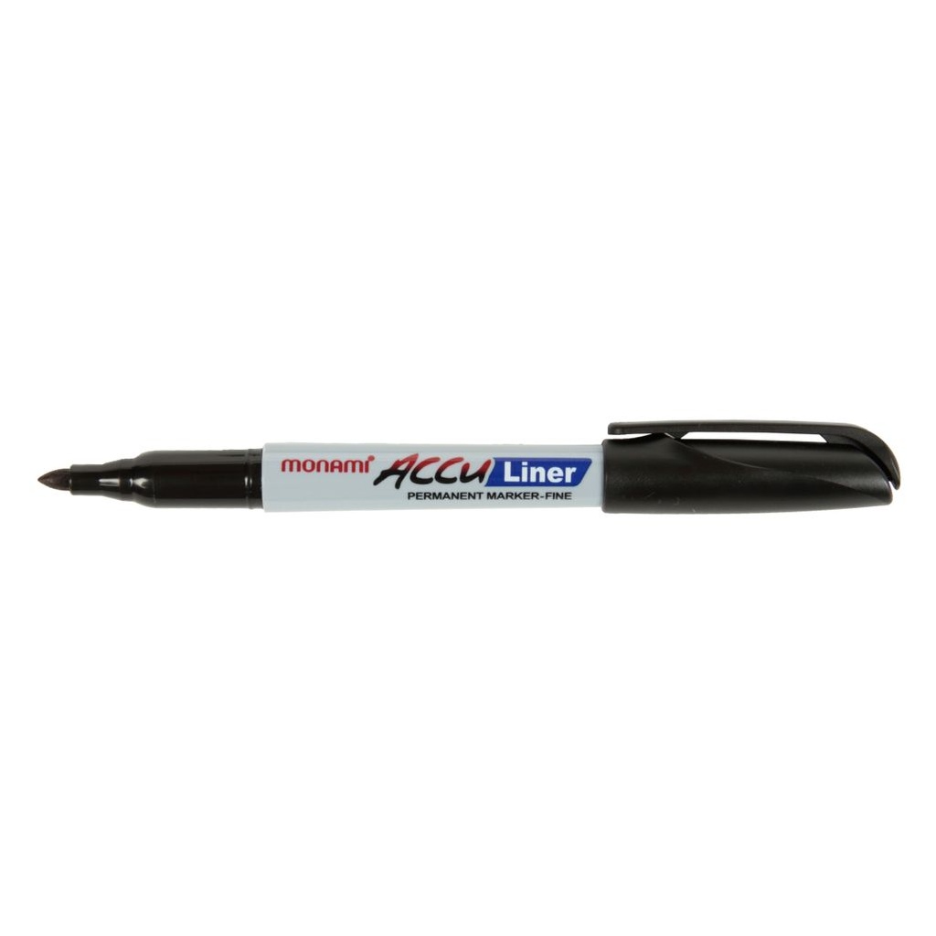 MONAMI ACCULINER MARKER PERM FINE BLACK