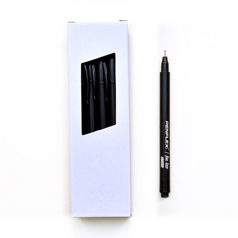 PENFLEX OHP N/P FINE MARKERS BLACK