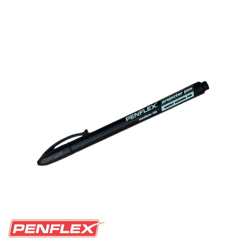 PENFLEX OHP PERM FINE MARKERS BLACK