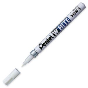 PENTEL X100WS FINE WHITE MARKER