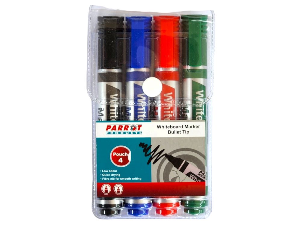 PARROT BULLET GLASS/W BOARD MARKER SET(4) PC0602