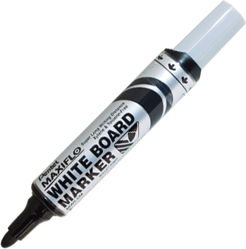 PENTEL MWL5M B W/BOARD MARKER BLACK