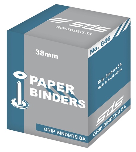 [BINGRIP646] GRIP BINDER 38MM NO646
