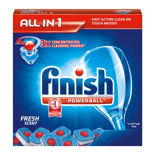 [DISHPOWERBALL] Dishwashing Tablets Finish 42s