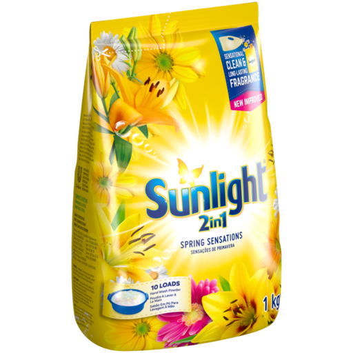 [SUNLIGHTWASH1KG] Washing Powder Sunlight 2 in 1 1kg