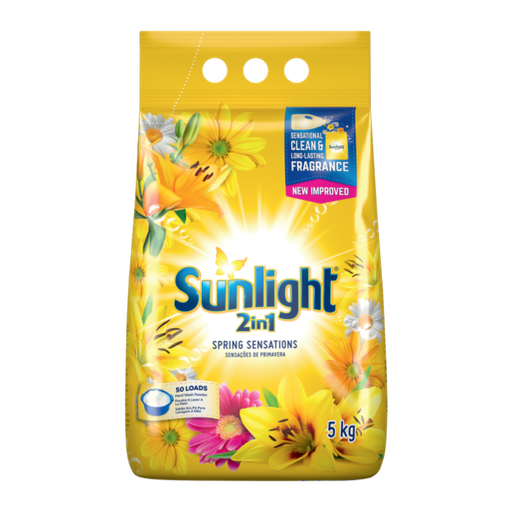 [SUNLIGHTWASH5KG] Washing Powder Sunlight 2 in 1 5kg