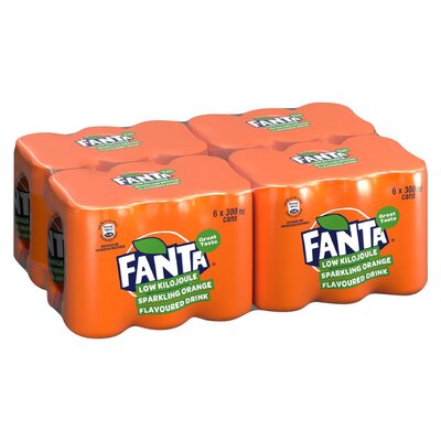 [FANTAORANGE6] Fanta Orange 300ml