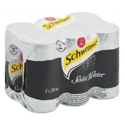 [SODAWAT] Schweppes Soda Water 200ml