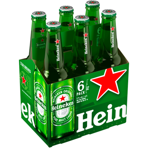 [BHEINEKEN6] HEINEKEN 330ML NRB BEER 6PACK