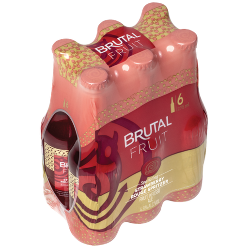 [SCBRUTALSTRAW6] BRUTAL FRUIT STRAWBERRY 275ML NRB 6PACK