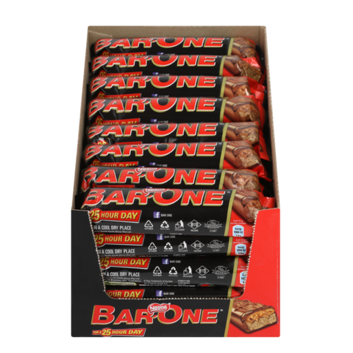[BARONE40] Bar One Chocolate Nestle 55g (40 Pack)
