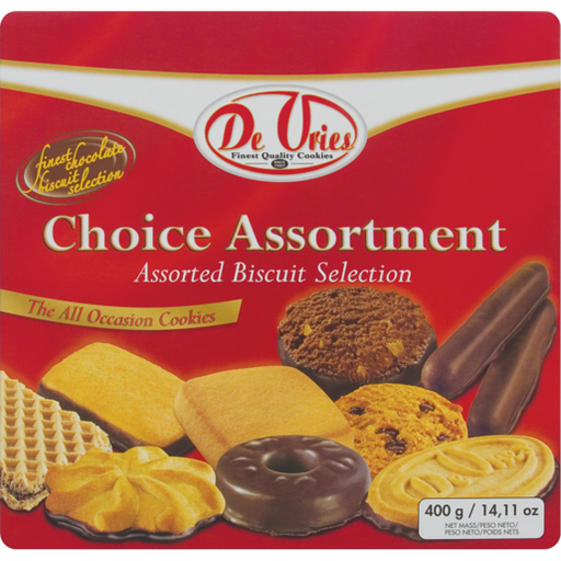 [DEVRIES400] Biscuits Assorted De Vries 400g