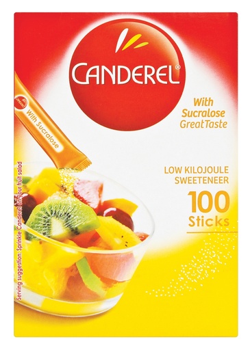 [CANDERELSTICK] Sweetener Sachets Yellow Canderel 100s