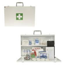 [FIRSTAIDREG3] First Aid Kit Regulation 3 Metal Box with Contents