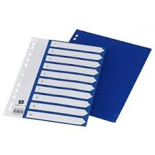 [DIV10POSBRDBLU] BOARD DIVIDER 10POS BLUE