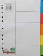 [DIV5POSBRDRAI] BOARD DIVIDER 5POS BRIGHT